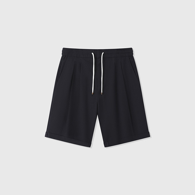loro piana linen bermuda shorts